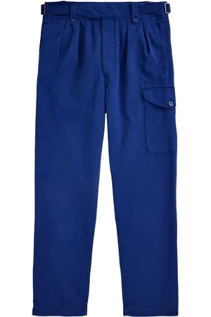 Ralph Lauren Pleat-detail twill cargo trousers