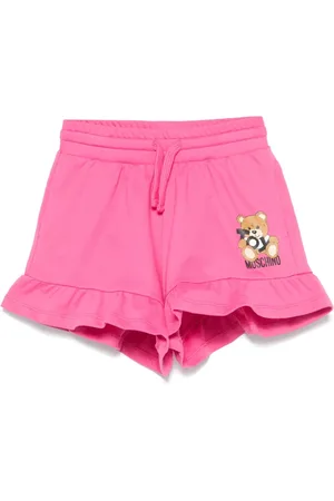 Moschino Leo Teddy-print shorts