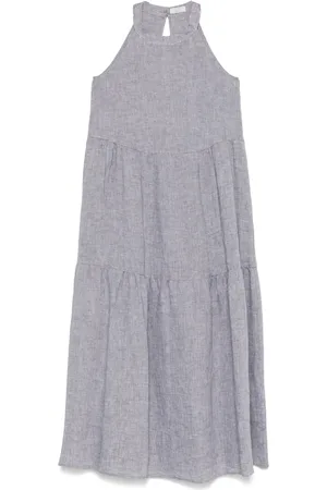 PESERICO SIGN Tiered midi dress