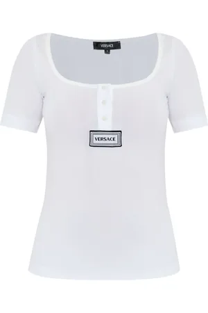VERSACE Logo-appliqu?? T-shirt