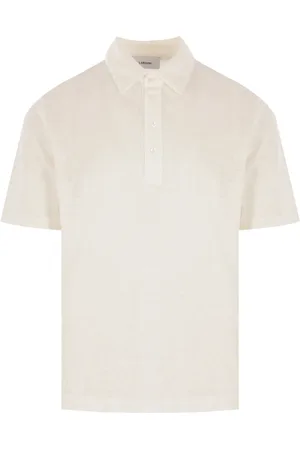 LARDINI Linen polo shirt