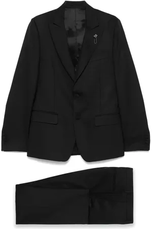 LARDINI Brooch-detail suit