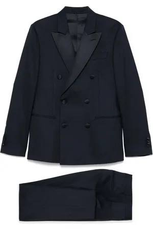 LARDINI Satin-lapels suit