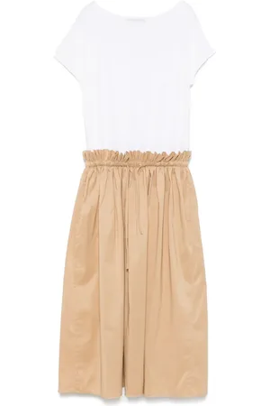 Fabiana Filippi Gathered-detail midi dress