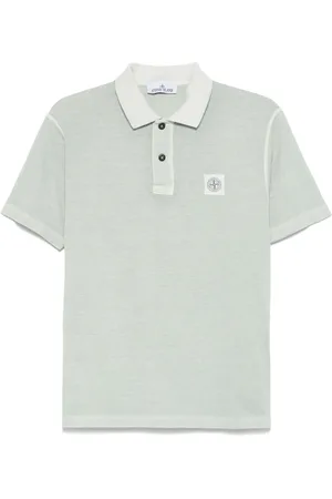 Stone Island Compass-patch polo shirt
