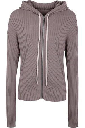 Rick Owens Zip-up hooded cardigan