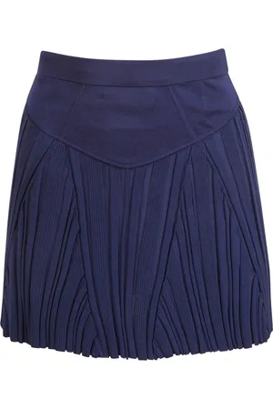 FLEUR DU MAL Ribbed mini skirt