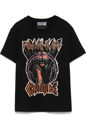 VERSACE Logo-print T-shirt