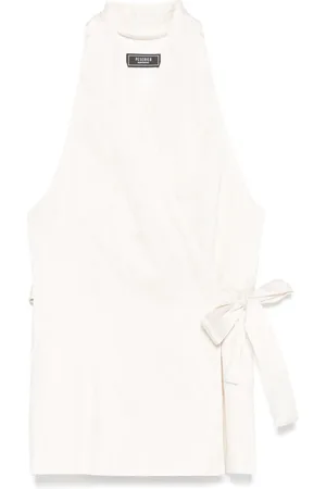 PESERICO SIGN Crushed-satin waistcoat