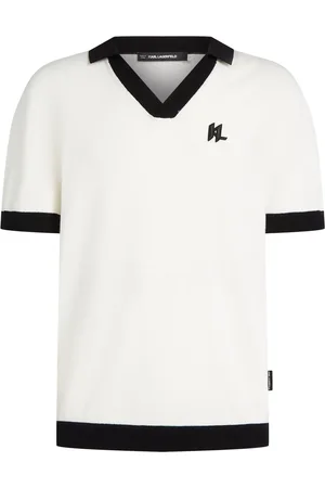 Karl Lagerfeld Contrasting-trim polo shirt