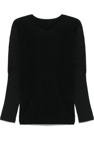 Issey Miyake Pliss??-effect T-shirt