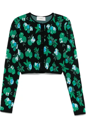 COPERNI Floral-jacquard cardigan