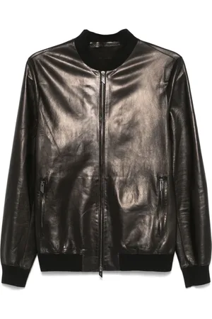 SALVATORE SANTORO Leather bomber jacket