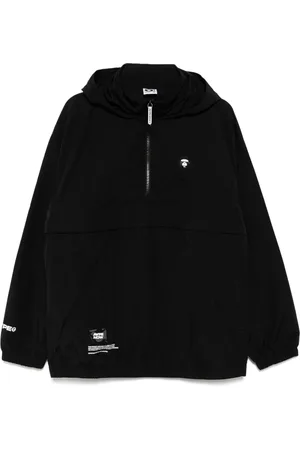A Bathing Ape AAPENOW moonface-logo half-zip jacket