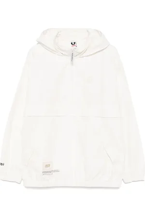 A Bathing Ape AAPENOW moonface-logo half-zip jacket