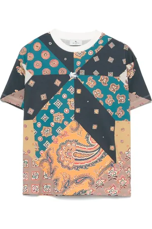 Etro Patchwork-print T-shirt