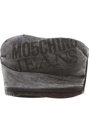 Moschino Denim crop top