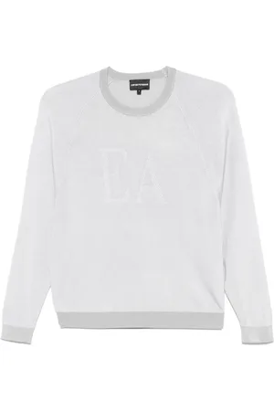 Emporio Armani Logo-jacquard sweater