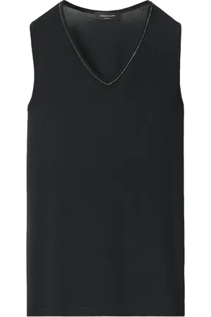 Fabiana Filippi Beaded-trim sabl?? vest
