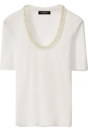 Fabiana Filippi Embroidered-neck top