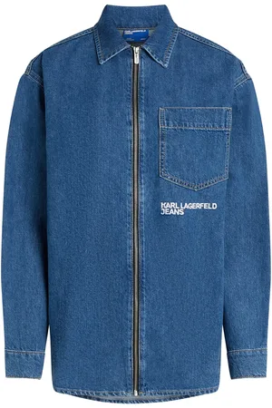 Karl Lagerfeld Zip-up denim jacket