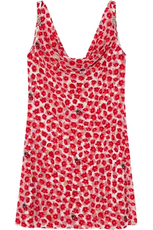 VERSACE Strawberry Garden devor?? mini dress