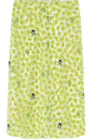 VERSACE Strawberry Garden devor?? pencil skirt