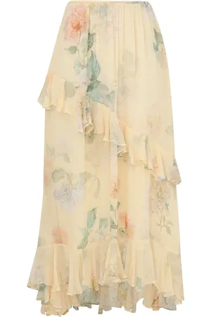 ZIMMERMANN Illuminate asymmetric maxi skirt