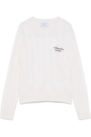 Sporty & Rich X Le Bristol Paris Faubourg cable-knit sweater