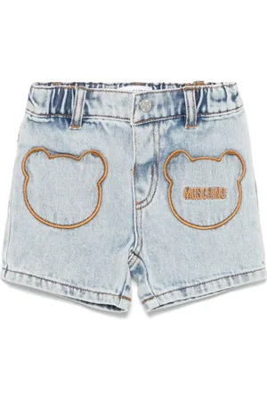 Moschino Logo-embroidered shorts