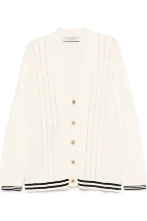 Golden Goose Cable-knit cotton cardigan