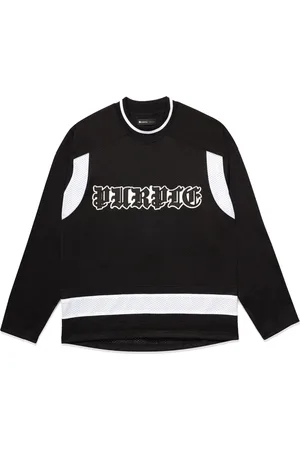 Purple Brand Colourblock mesh sweatshirt