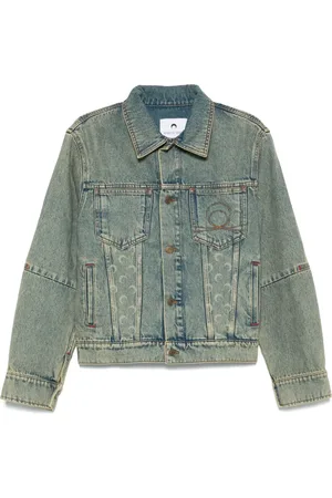Marine Serre Moon Laser denim jacket