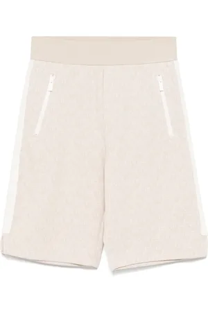 Emporio Armani Monogram-pattern track shorts