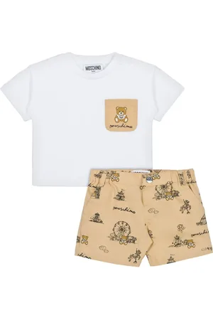 Moschino Bear-print short set