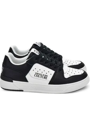 VERSACE Perforated panelled sneakers