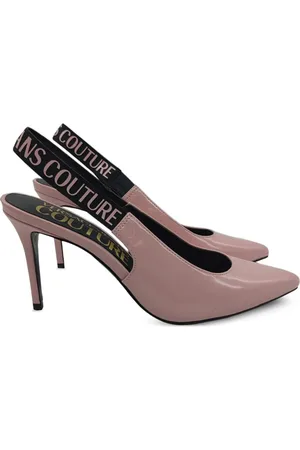 VERSACE Logo-slingback pumps