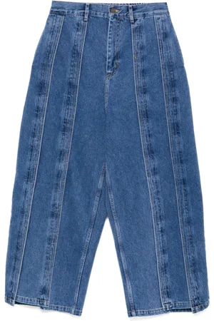 SONGZIO Asymmetric vertical jeans