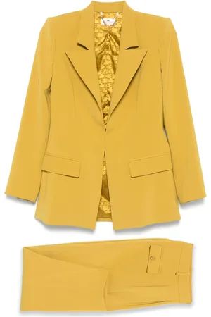 Elisabetta Franchi Logo-embellished crepe suit