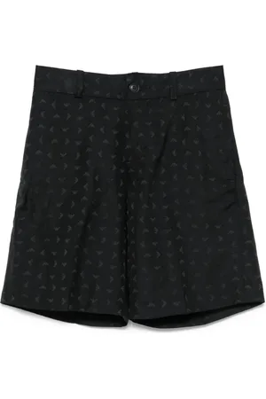 Emporio Armani Monogram-jacquard shorts
