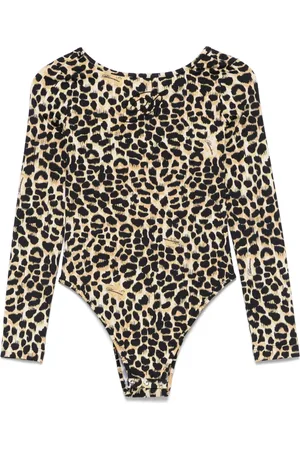 MISS BLUMARINE Animal-print bodysuit