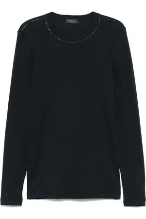 Fabiana Filippi Filo diamante-detail T-shirt