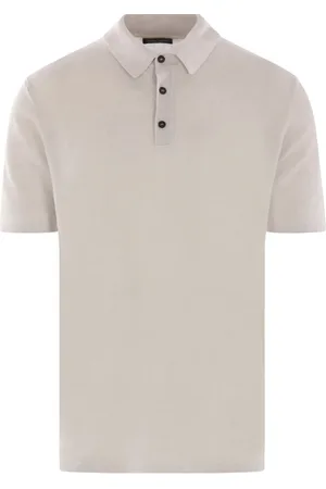 Roberto Collina Linen polo shirt