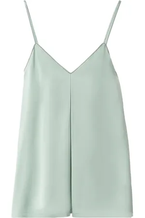 Fabiana Filippi Inverted-pleat tank top