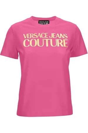 VERSACE Logo-print cotton T-shirt