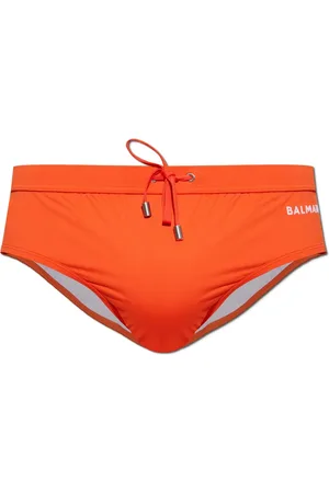 Balmain Logo-print swim trunks