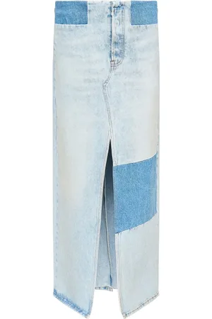 Maison Margiela Patchwork denim skirt