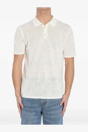 Roberto Collina Linen polo shirt