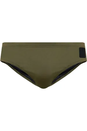 Balmain Logo-patch swim trunks