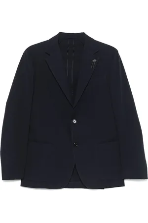 LARDINI Brooch-detail blazer